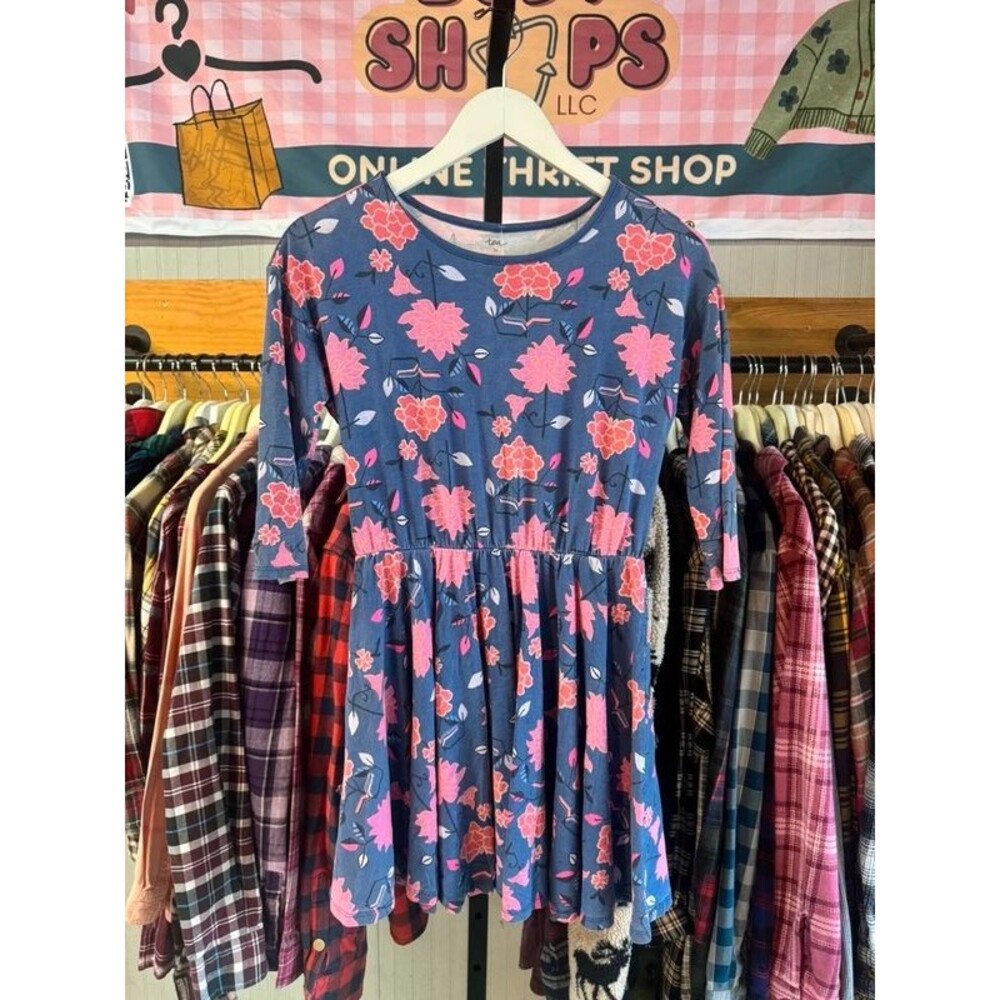 Tea collection girls 16 long sleeve dress